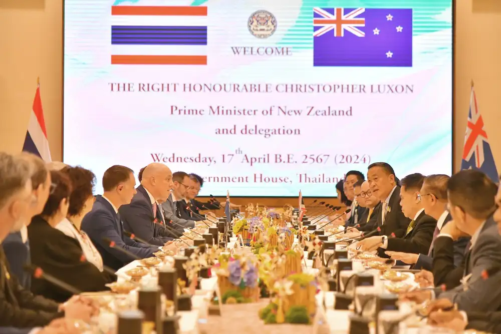 นายกฯนิวซีแลนด์เยือนไทยย้ำสัมพันธ์ 7 ทศวรรษหารือยกระดับเป็นหุ้นส่วนทางยุทธศาสตร์ปี 69