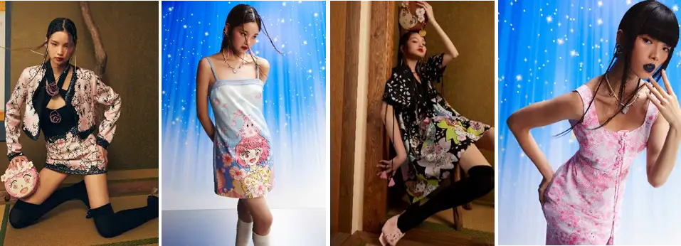 lyn around and O-Teerawat introduce the enchanting Sakura Spirit collection, blending pop femininity with Japanese aesthetics