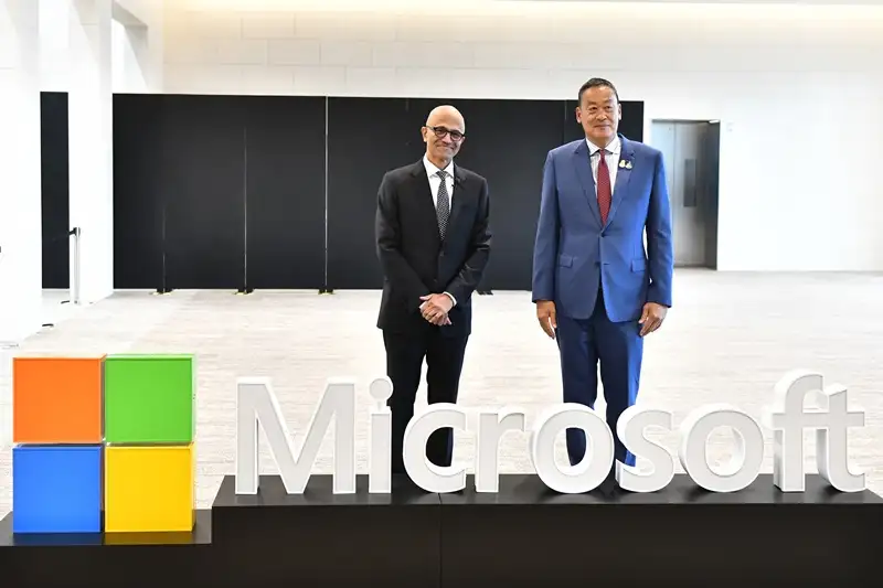 นายกฯ โชว์วิสัยทัศน์ขับเคลื่อนอุตฯดิจิทัล/Microsoft พร้อมลงทุน Data Center ในไทย
