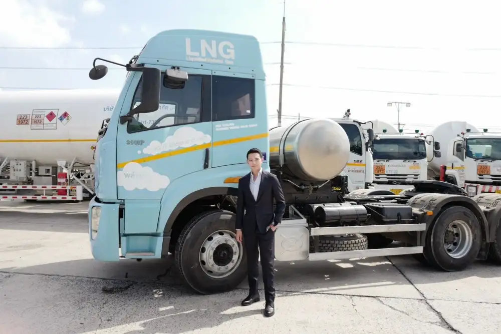 KIAT จับมือ FAW นำร่องทดลองรถบรรทุกใช้ LNG เพิ่มทางเลือกลูกค้าหลังรัฐขยายเพดานตรึงดีเซล