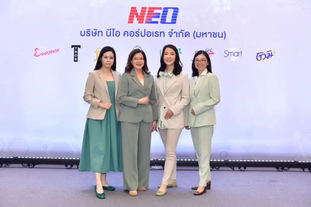 NEO เปิดแผนธุรกิจสร้างแลนด์สเคปใหม่ ก้าวสู่บริษัท FMCG แห่งนวัตกรรมของเอเชีย ขยายตลาดต่างประเทศ และ Segment ใหม่ พร้อมชูกลยุทธ์ Innovation-led Premiumization