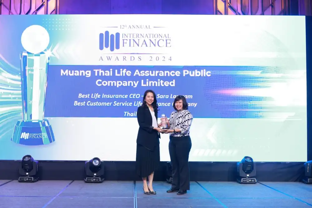 เมืองไทยประกันชีวิต คว้า 2 รางวัลใหญ่ จากเวที
