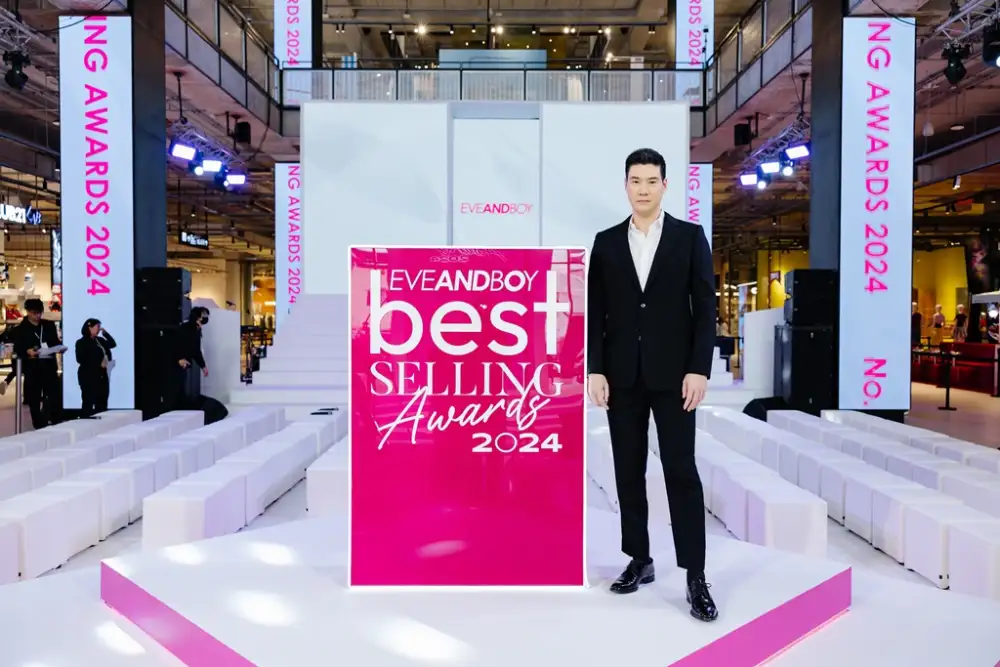 'EVEANDBOY' strengthens leadership in beauty retail, hosts Best Selling Awards 2024, targets 30% growth and expands with 25 strategic locations amid Thailand's 280-billion-baht industry boom.