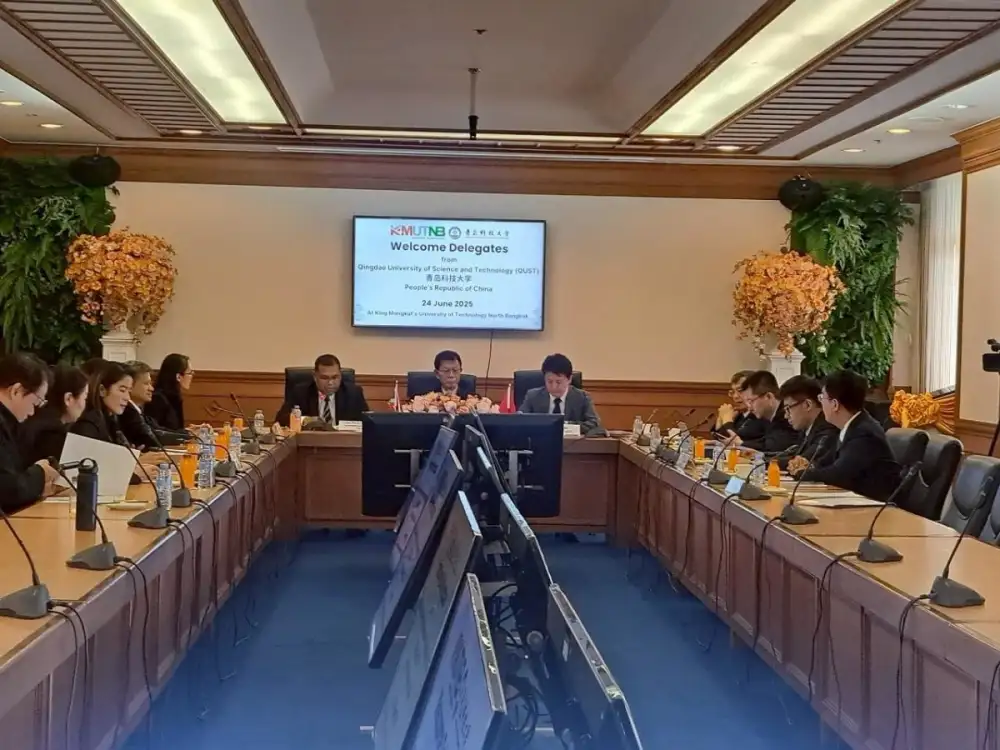 มจพ. ประชุมความร่วมมือทางวิชาการ กับ ม. ชิงเต่า (QUST) สาธารณรัฐประชาชนจีน