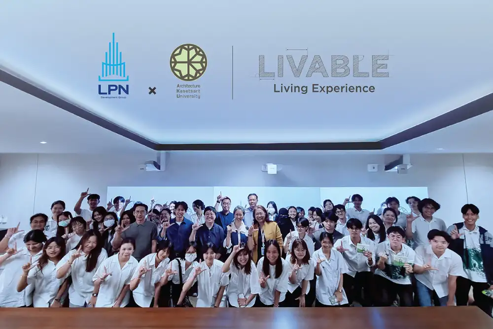 LPN x KU เปิดเวทีติดปีกนักออกแบบรุ่นใหม่ คิกออฟโปรเจ็ค การประกวดออกแบบคอนโดฯ ภายใต้แนวคิด Livable Living Experience