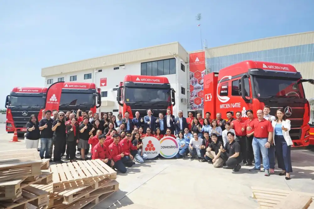 Covestro and Katoen Natie Partner to Reduce Carbon Emissions with Electric Truck Fleet