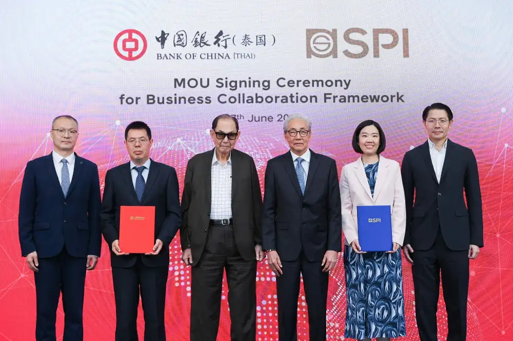 SPI จับมือแบงก์ใหญ่จีนเพิ่มโอกาสรุกขยายฐานลูกค้า-เปิดตลาดใหม่