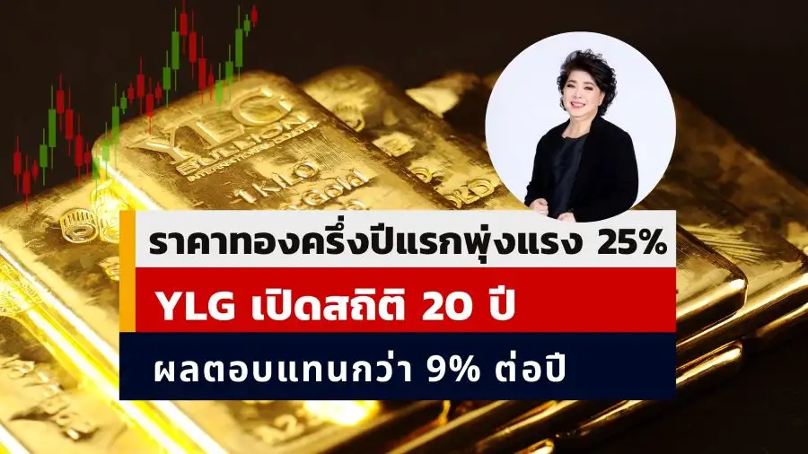 ลุ้นราคาทองไปต่อ!! YLG ให้เป้าหมายใหม่ 3,650 ดอลลาร์ ทองไทยมีโอกาสขึ้นแตะ 53,800-56,200