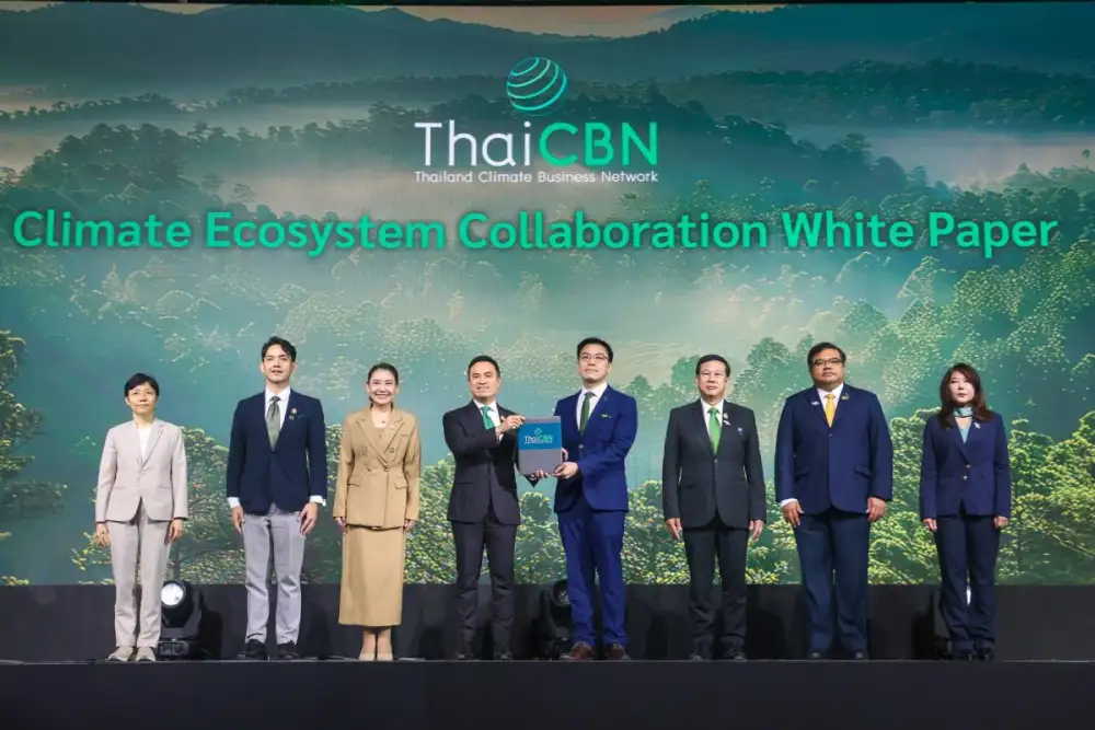 เครือข่าย ThaiCBN นำโดยธนาคารกสิกรไทยและพันธมิตรกว่า 33 องค์กรมอบ White Paper ด้าน Climate แก่ภาครัฐ พร้อมเปิดตัว