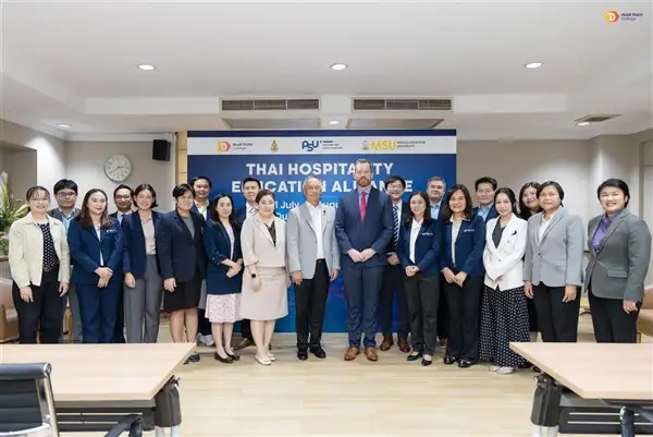 วิทยาลัยดุสิตธานีจับมือสถาบันจาก 3 ภูมิภาค มฟล. ม.อ. และ มมส. สานต่อโครงการ Thai Hospitality Education Alliance