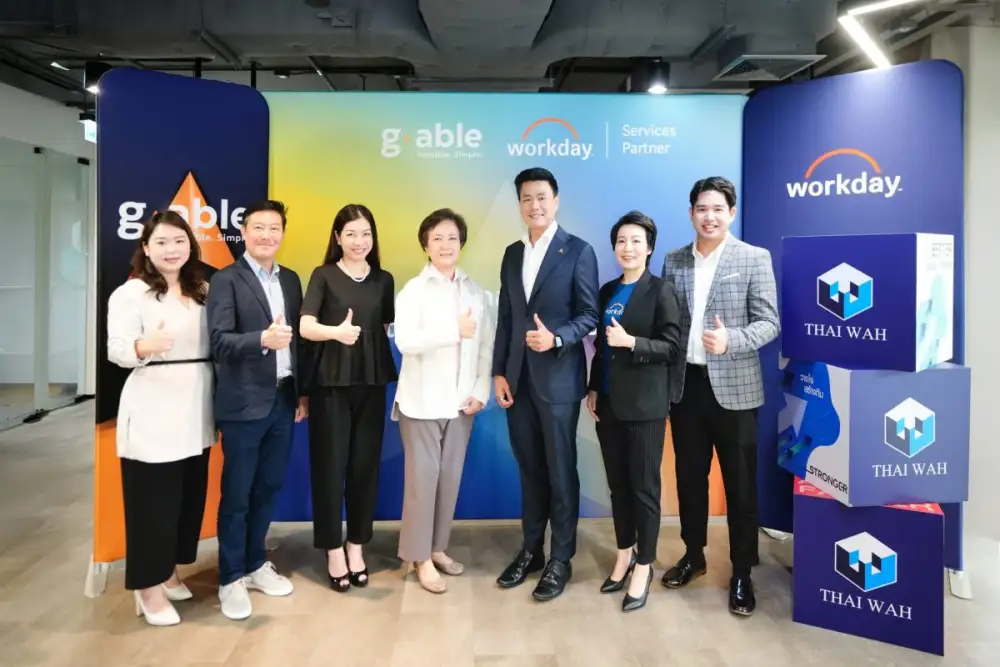 จีเอเบิล ผนึก ไทยวา ยกระดับการบริหารทรัพยากรบุคคลด้วย Workday เสริมศักยภาพองค์กรสู่อนาคต