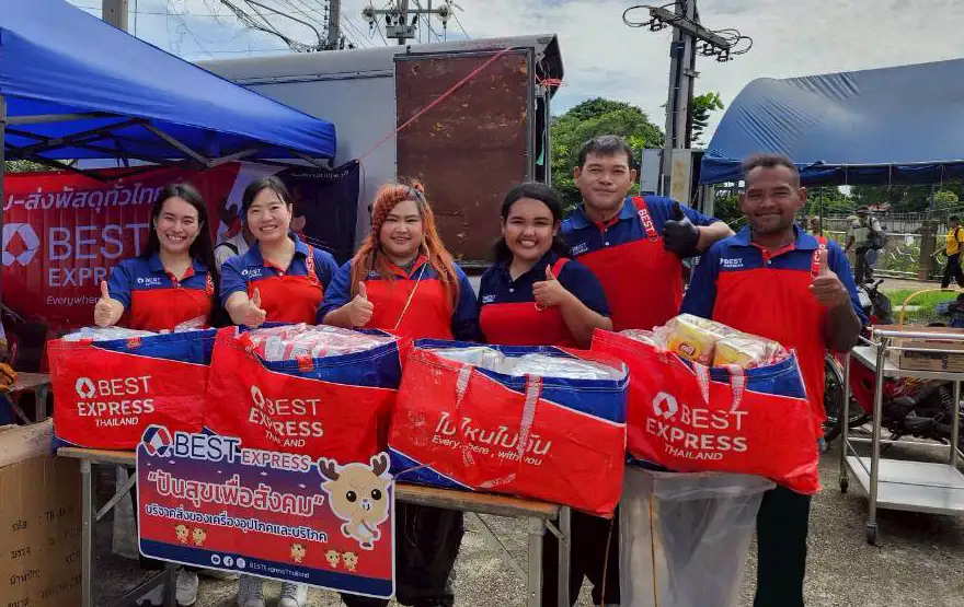 BEST Express เดินหน้าปันสุขเพื่อสังคม มอบอาหารและขนมให้เด็ก-ผู้ยากไร้ ณ มูลนิธิรวมใจ รังสิต-ปทุมธานี