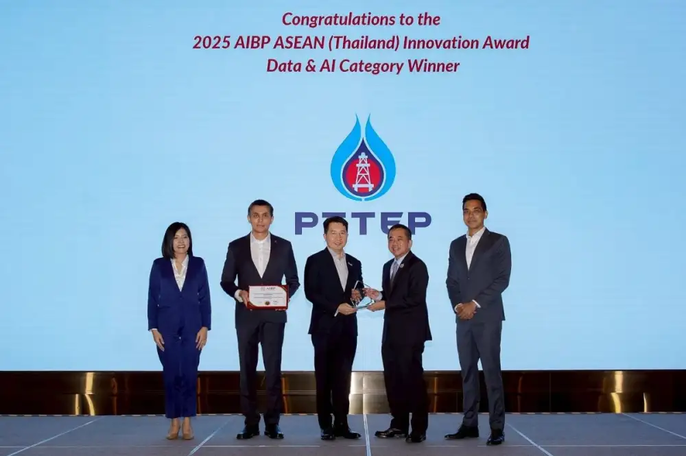 PTTEP wins 2025 AIBP ASEAN Enterprise Innovation Award for AI-driven operational efficiency