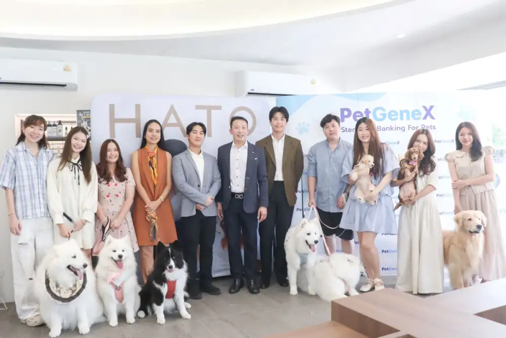 HATO จับมือ PetGeneX เปิดตัวบริการใหม่ล่าสุด 'Stem Cell Banking for Pets' เพิ่มโอกาสการรักษาสัตว์เลี้ยง เพื่อสุขภาพที่ดีกว่าในอนาคต
