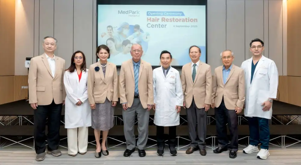 ศูนย์ปลูกถ่ายเส้นผม โรงพยาบาลเมดพาร์ค ยกระดับการรักษาผมบางและศีรษะล้าน ด้วยมาตรฐานโรงพยาบาล โดยทีมแพทย์ระดับแนวหน้า