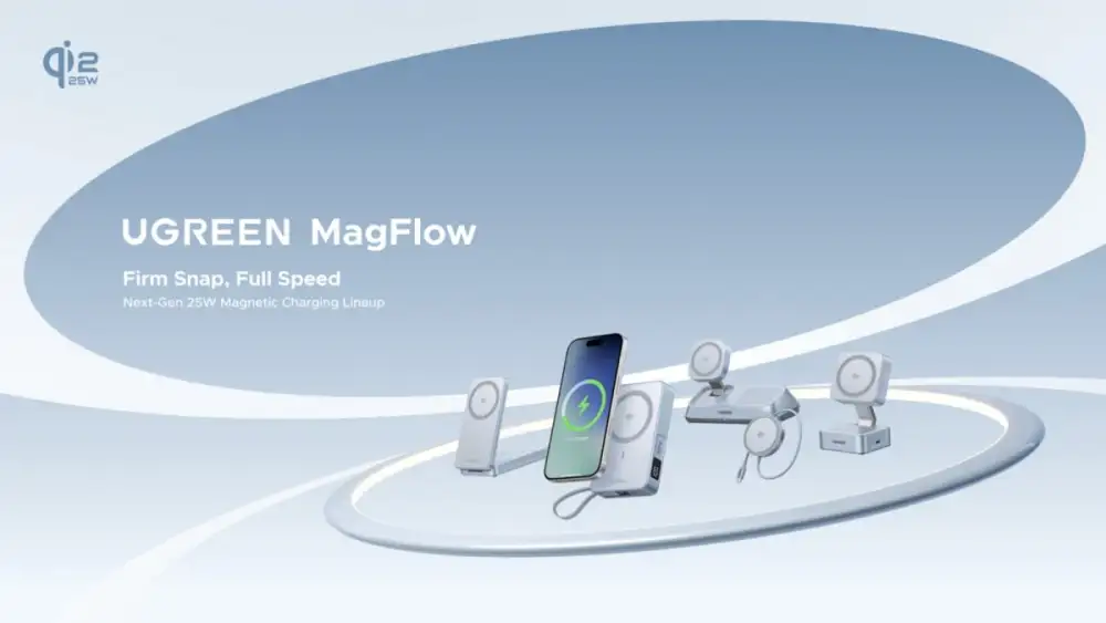 ยุคใหม่ของแท่นชาร์จไร้สายแบบแม่เหล็กที่ดีที่สุด!! UGREEN MagFlow Qi2 25W