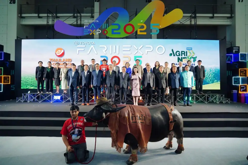'โตโยต้า ฟาร์มเอ็กซ์โป' สร้างปรากฏการณ์คนล้นหลาม ร่วมชมมหกรรมเกษตรแห่งอนาคตที่ใหญ่ที่สุดในไทย ยกระดับเกษตรไทยสู่เวทีโลก ผสานนวัตกรรม-เทคโนโลยี สร้างฐานรากเศรษฐกิจไทยยั่งยืน