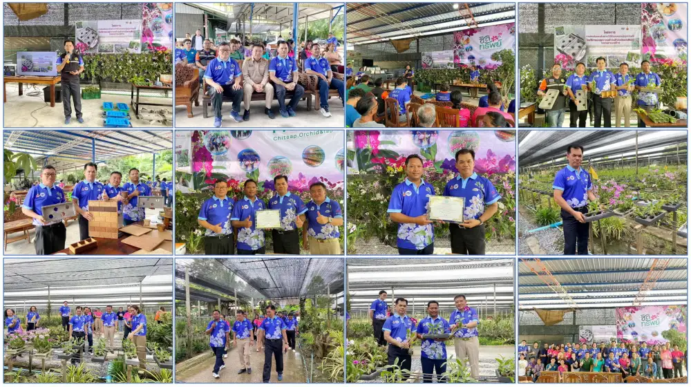 ขับเคลื่อนโครงการ การส่งเสริมและสร้างรายได้ให้กับเกษตรกรผู้ปลูกกล้วยไม้