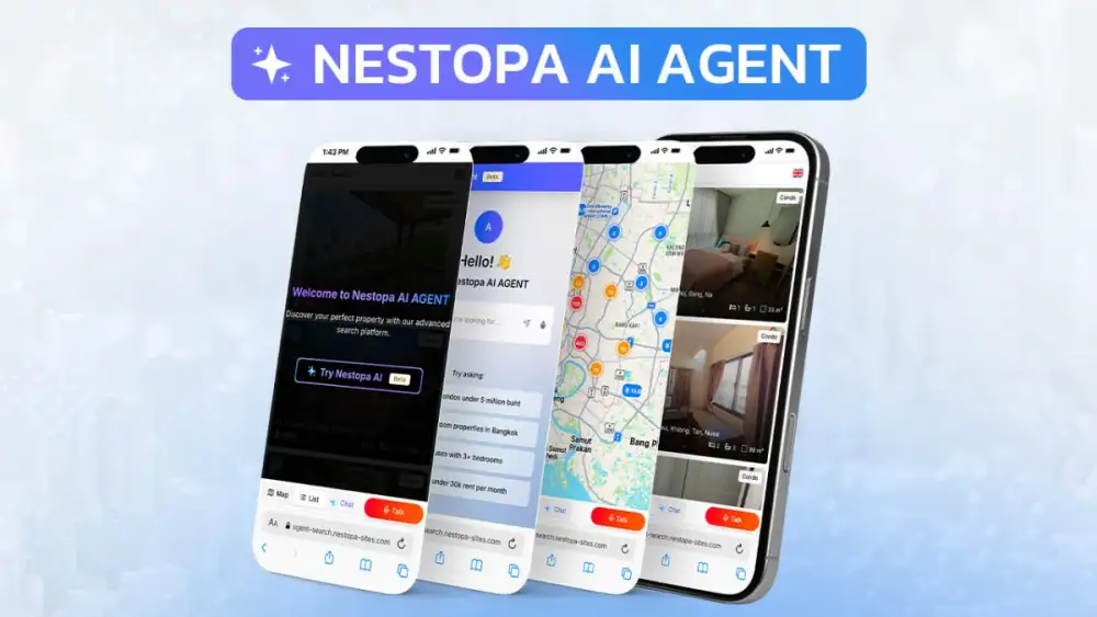 Nestopa.com เปิดตัว Nestopa AI AGENT เสริมสร้างความเป็นผู้นำด้าน AI Real Estate Search ในไทย