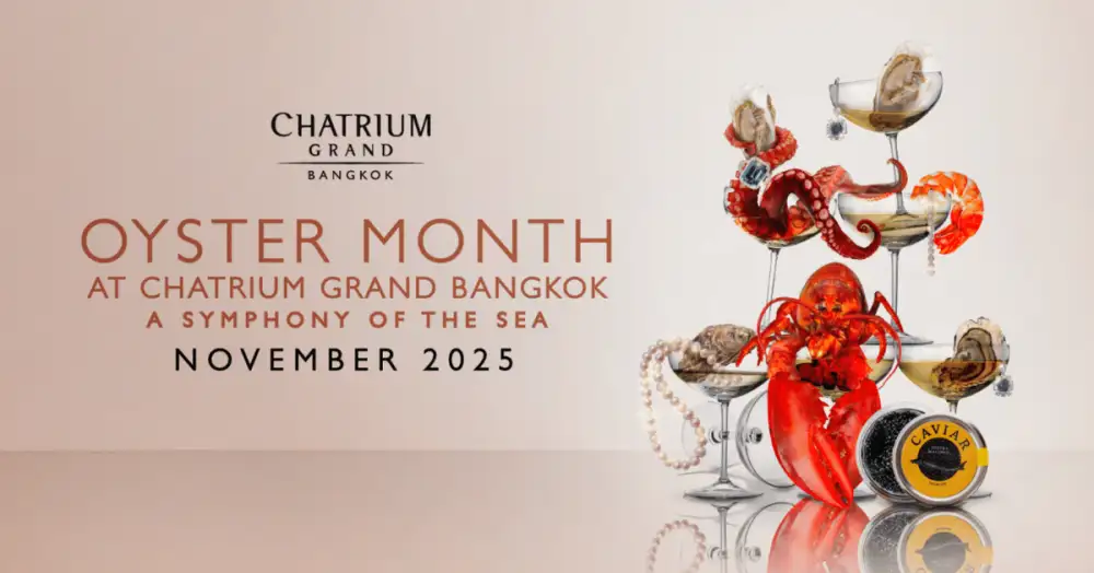 Oyster Month at Chatrium Grand Bangkok: A Symphony of the Sea in November 2025