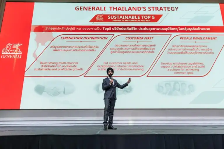 เจนเนอราลี่ ไทยแลนด์ โชว์ผลประกอบการครึ่งปี 2025 โต 17% เร่งเครื่องสู่ผู้นำตลาดประกันในไทย