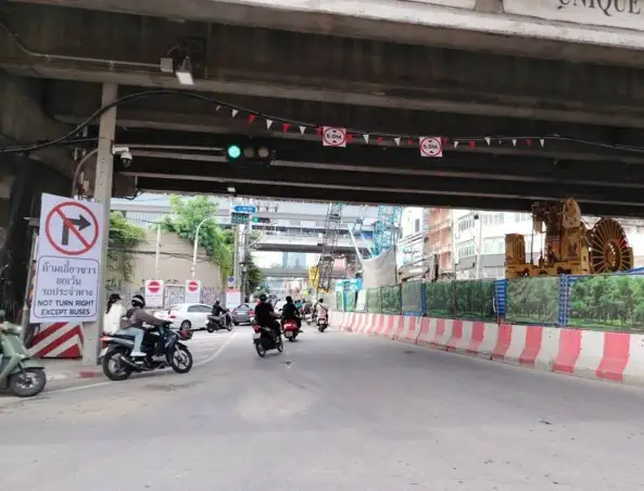 บช.น.เร่งแก้รถติดถนนราชปรารภ ลดผลกระทบช่วงก่อสร้างรถไฟฟ้าสายสีส้ม