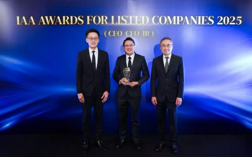 กลุ่มทิสโก้ รับรางวัล Outstanding CFO ยอดเยี่ยม จากเวที IAA Awards for Listed Companies 2025