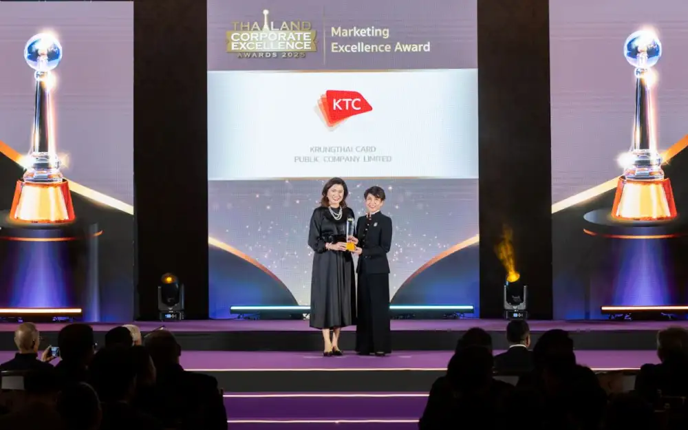 KTC Wins Thailand Corporate Excellence Award for Two Consecutive Years from TMA
