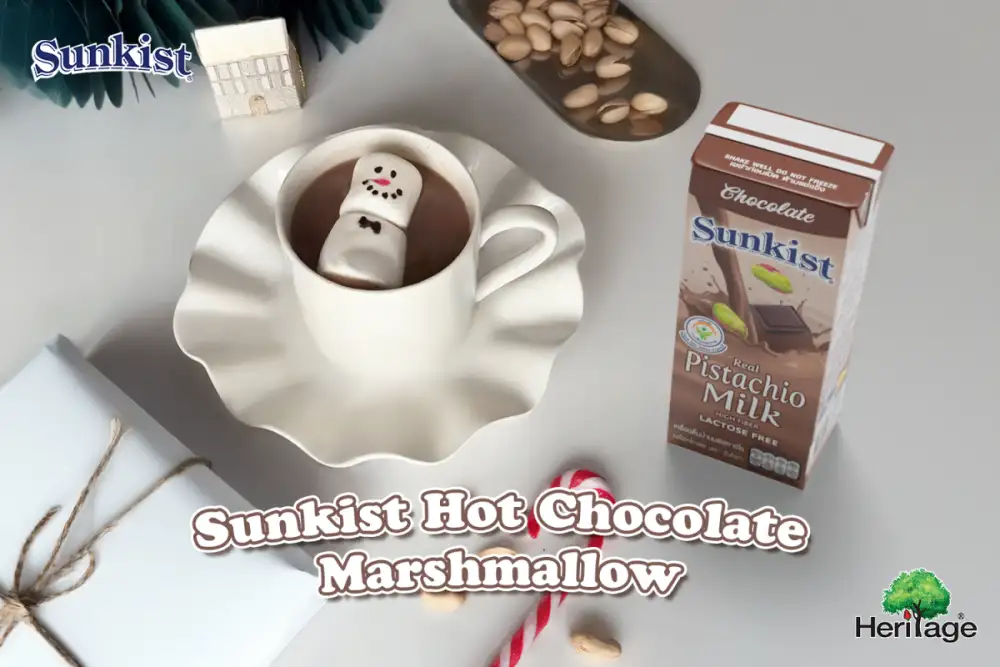 ซันคิสท์ ชวนทำเมนูฃ่วงเวลาแห่งวันหยุด Sunkist Hot Chocolate Marshmallow