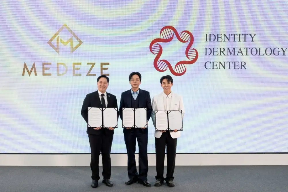 MEDEZE ผนึก Identity Dermatology Center ลงนาม MOU ยกระดับนวัตกรรม Regenerative Beauty ดันไทยสู่ศูนย์กลาง Medical & Wellness Tourism