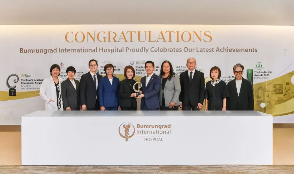 โรงพยาบาลบำรุงราษฎร์ คว้ารางวัล Thailand's Best Managed Companies 2025 ในหมวด Healthcare จาก Deloitte ต่อเนื่องเป็นปีที่ 3