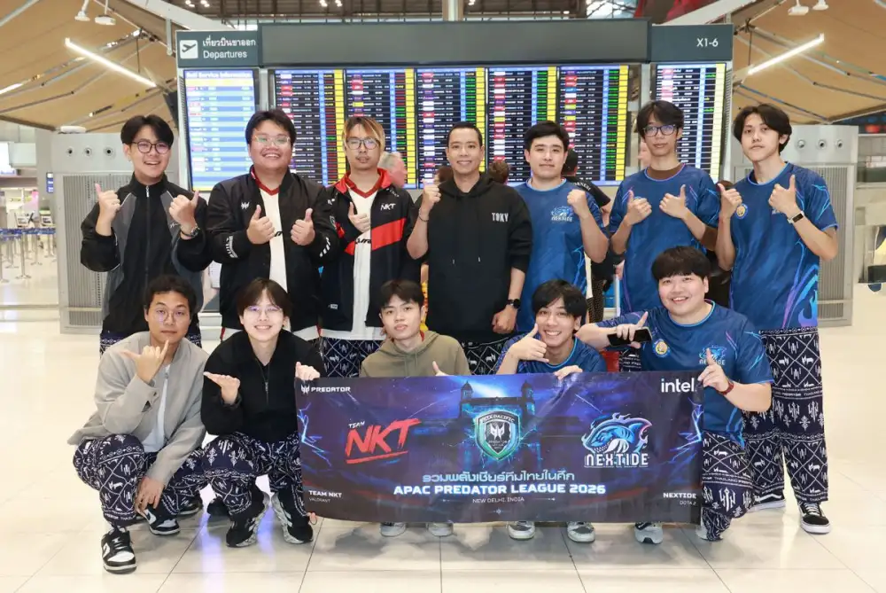 เอเซอร์-อินเทล ส่งทีม Dota 2 และ Valorant จากไทย ลุยศึก Asia Pacific Predator League 2026 รอบชิงที่นิวเดลี อินเดีย