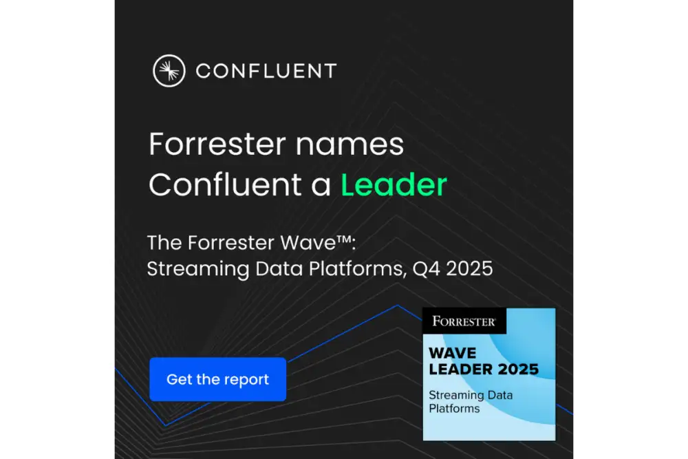 Confluent ได้รับการยกย่องเป็นผู้นำด้านแพลตฟอร์ม Data Streaming