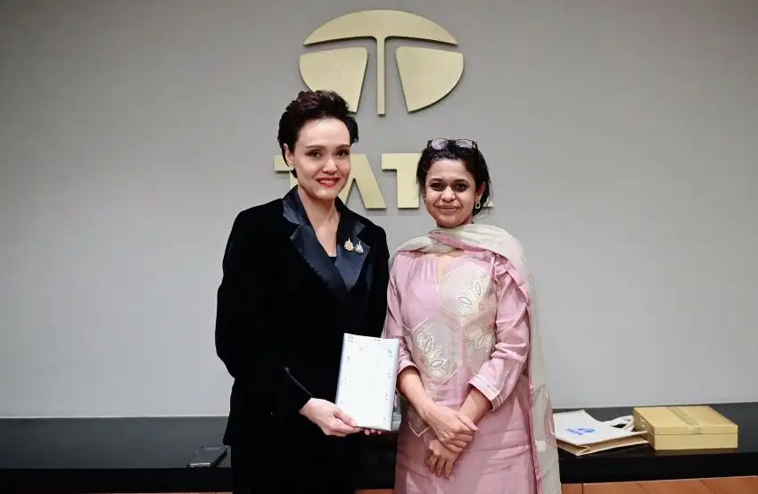 พาณิชย์ ถก TATA Group เชื่อมไทยสู่แพลตฟอร์มอินเดีย รุกตลาดวัสดุก่อสร้างเป็นมิตรกับสิ่งแวดล้อม