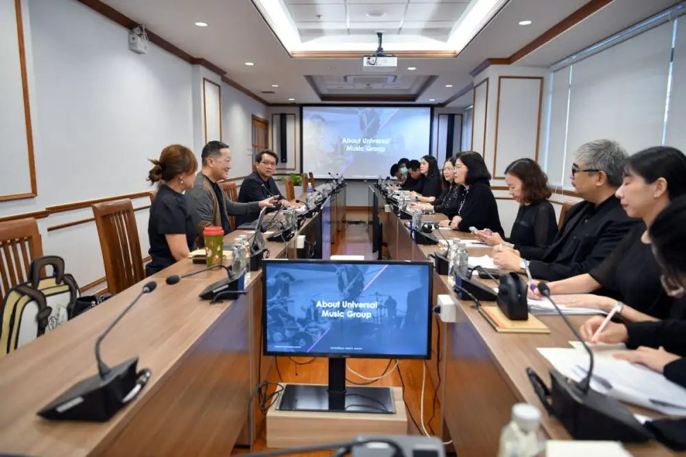 กรมทรัพย์สินทางปัญญา ถกค่ายเพลงระดับโลก หนุนระบบนิเวศสร้างสรรค์ 