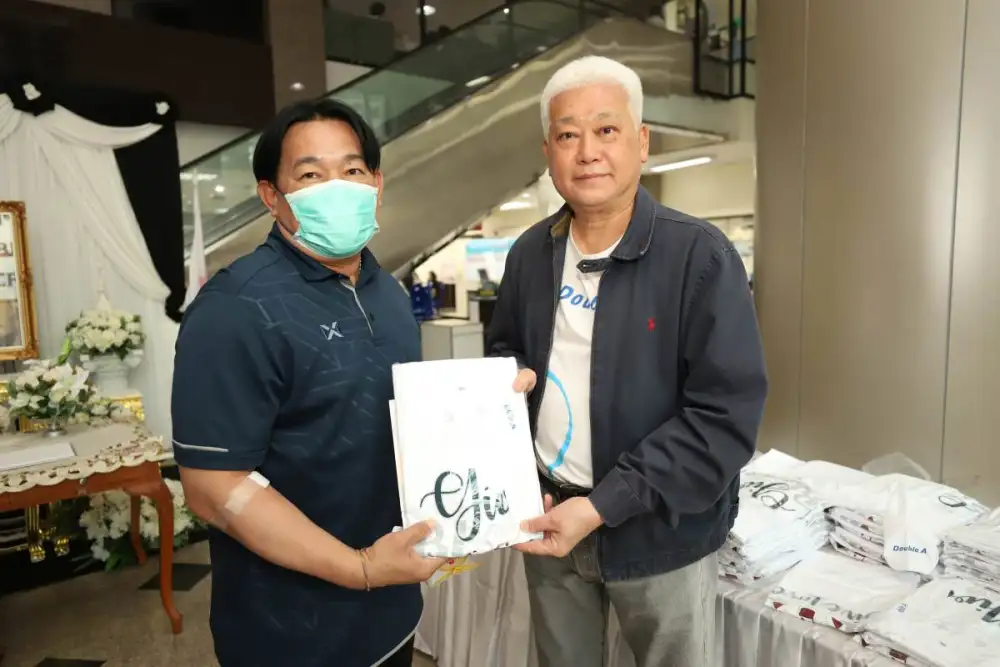 ศูนย์บริการโลหิตแห่งชาติ สภากาชาดไทย ร่วมกับ ดั๊บเบิ้ล เอ ชวนบริจาคโลหิต สร้างบุญรับปีใหม่ 