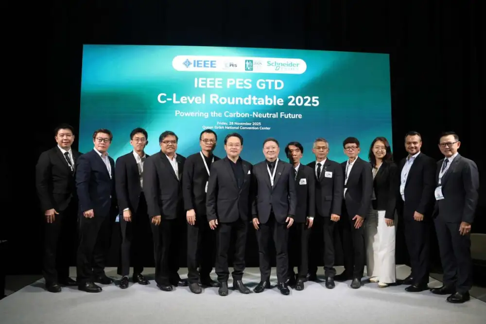 ชไนเดอร์ อิเล็คทริค จัดเสวนาระดมความคิดเชิงกลยุทธ์ผู้บริหารระดับสูง ในงาน IEEE PES GTD Asia 2025 รับมือความท้าทายด้านพลังงาน สู่เป้าหมาย Net Zero 2050