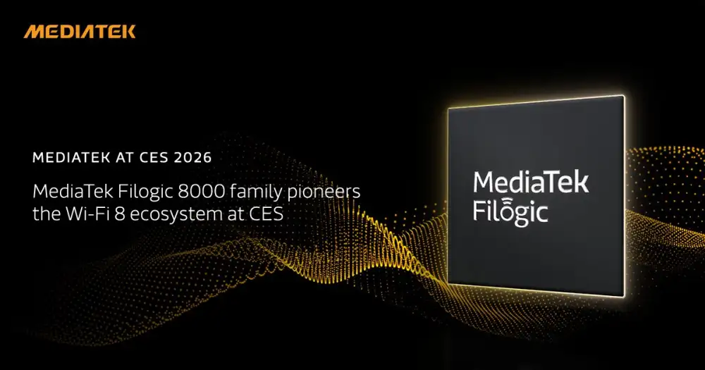 MediaTek บุกตลาด Wi-Fi 8 ด้วย Filogic 8000 ในงาน CES 2026