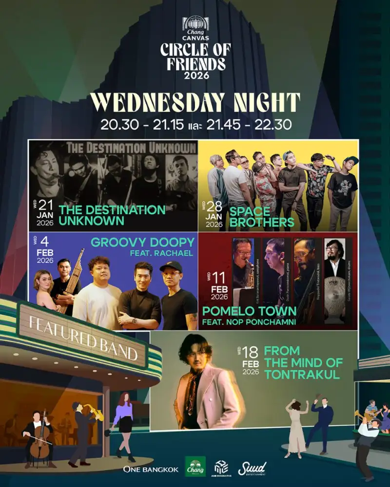 Penguin Villa และ วงพราว เตรียมโชว์สุดพิเศษที่นี่ที่เดียว! ใน 'CHANG CANVAS CIRCLE OF FRIENDS FIRST & FULL ALBUM 2026'