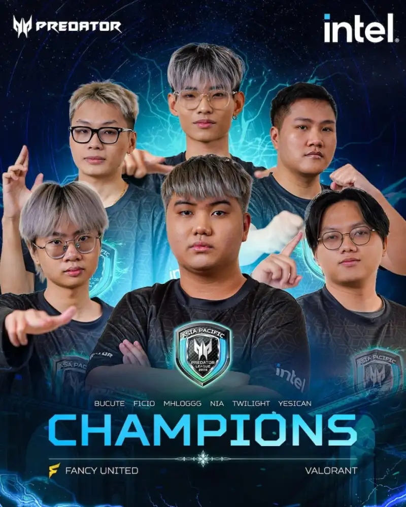 Fancy United Esports และ Myth Avenue Gaming คว้าโล่เกียรติยศ 