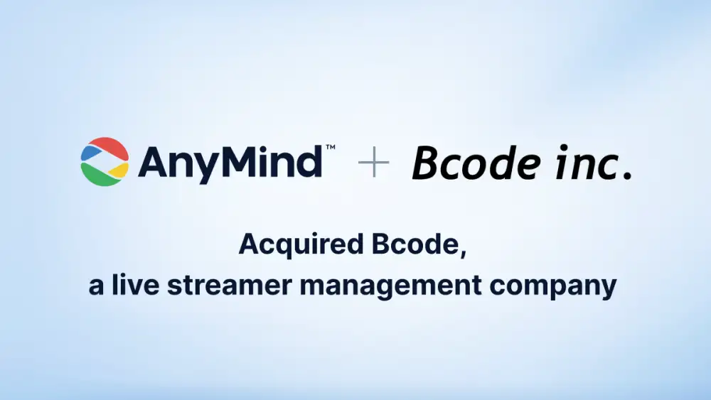 AnyMind Group ขยายธุรกิจโซเชียลคอมเมิร์ซในญี่ปุ่น ด้วยการเข้าซื้อกิจการ Bcode