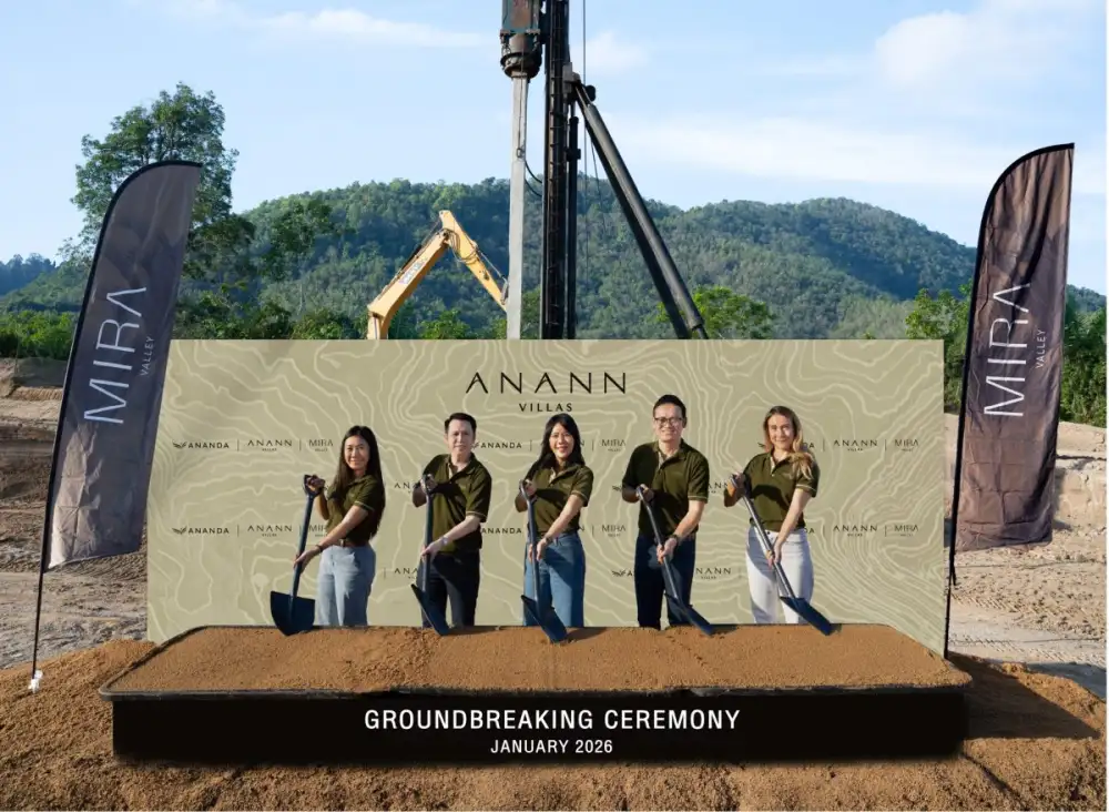 อนันดาฯ ประกาศก่อสร้าง อนันณ์ วิลล่า ภูเก็ต อย่างเป็นทางการ ณ โครงการ มิรา วัลเลย์ ตอกย้ำความพร้อมของวิลล่าระดับอัลตร้าลักชัวรี่ ท่ามกลางธรรมชาติใจกลางภูเก็ต