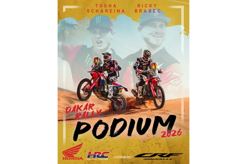 ฮอนด้าคว้าดับเบิ้ลโพเดียมสเตจสุดท้าย แรลลี่ดาร์กาสนามแรกที่ซาอุฯ