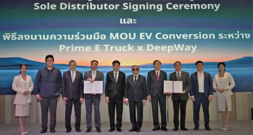 Prime E Truck Partners with DeepWay to Transform Thai Logistics, Launching the