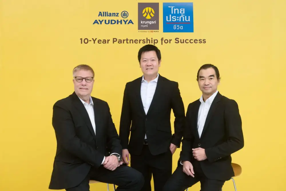 Krungsri Solidifies Bancassurance Leadership with 10-Year Partnership Extension with Allianz Ayudhya Assurance and Thai Life Insurance