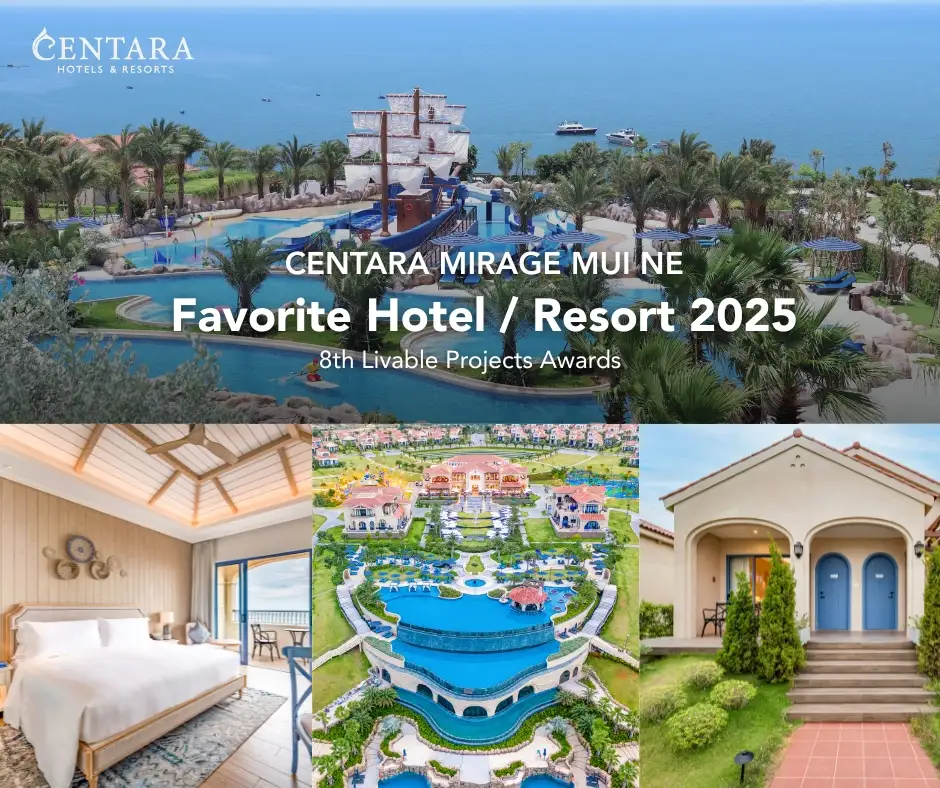 เซ็นทารา มิราจ รีสอร์ท มุยเน่ รับมอบรางวัล 