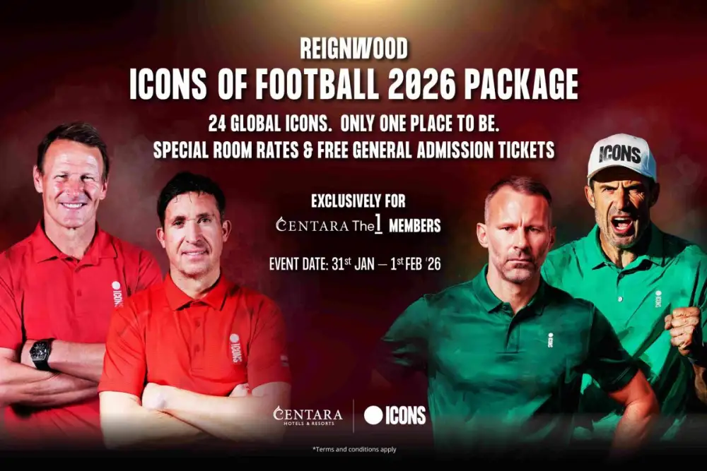 Centara Hotels & Resorts Launches Exclusive Icons of Football Stay Experience