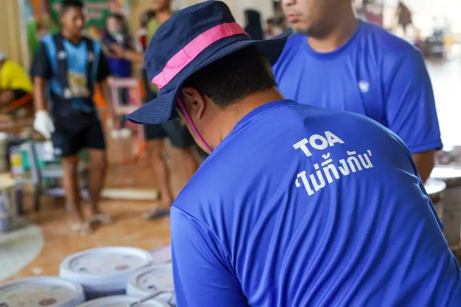 TOA ไม่ทิ้งกัน เคียงข้างพี่น้องชาวใต้ ผนึกกำลังจิตอาสา - ทาสีฟื้นฟูโรงพยาบาลและโรงเรียน คืนรอยยิ้มสู่หาดใหญ่ หลังวิกฤตอุทกภัยปี 68