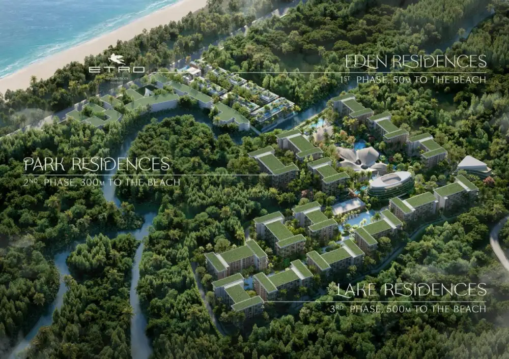 สถิติใหม่ให้ตลาดภูเก็ต 830,000 บาทต่อตร.ม. ETRO Residences Phuket เขย่าตลาดลักชัวรีเรสซิเดนซ์