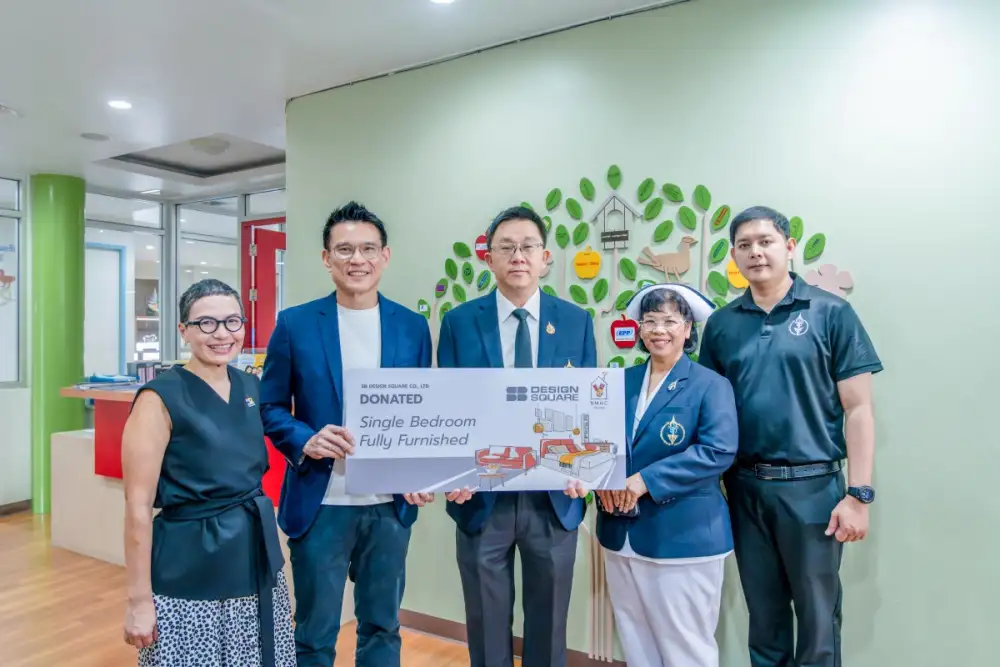 เอสบี ดีไซน์สแควร์ ร่วมปรับปรุงบ้านพักพิงโรนัลด์ แมคโดนัลด์ เฮาส์ รพ. เด็ก นำการออกแบบมาร่วมสร้างคุณค่าเพื่อคุณภาพชีวิตที่ดีของผู้ป่วยเด็กและครอบครัว